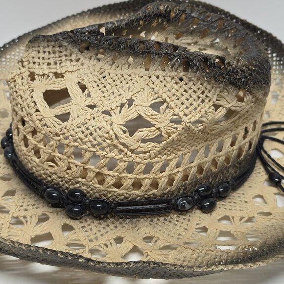 Milani Straw Western Hat With Shapeable Brim Elastic Band Cowgirl Cowboy Rodeo main image 10